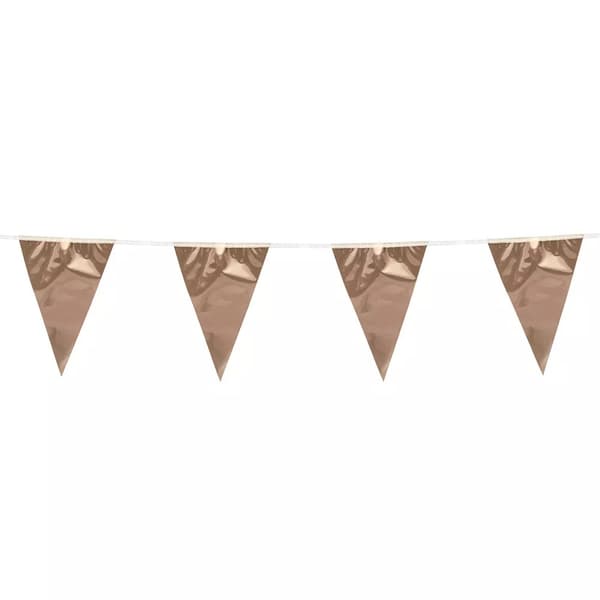 Boland Mini Foil Bunting Banner Gold One Size