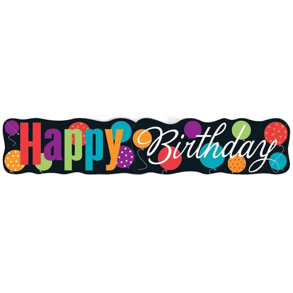 Unique Party Balloons Happy Birthday Banner