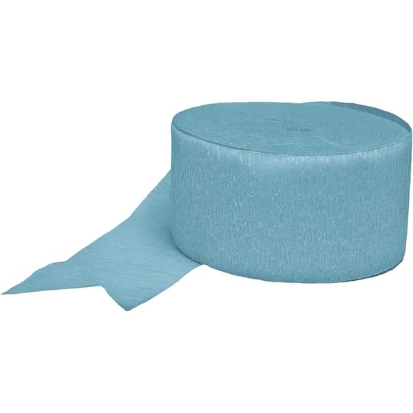 Amscan Crepe Paper Plain Streamer Light Blue One Size