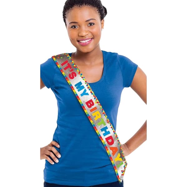 Amscan Regnbåge Happy Birthday Party Sash