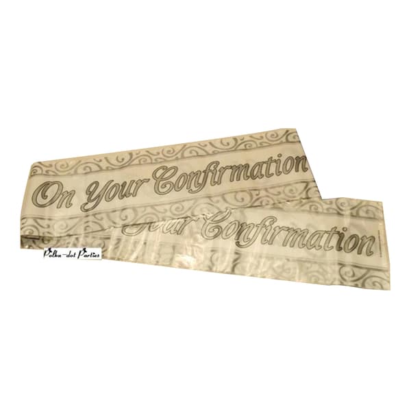 On Your Confirmation Banner Cream One Size
