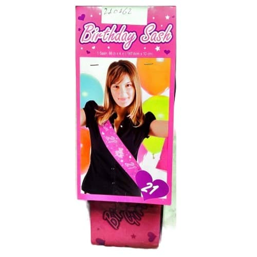 21-årsdag skärp Pink One Size