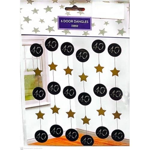 Spot on Gifts 40th Door Curtain