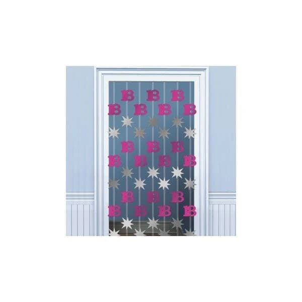 Amscan Shimmer 18th Hanging Decoration Pink/Silver One Size