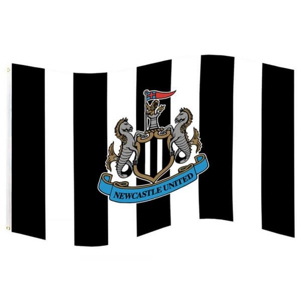 Newcastle United FC Flagga med ränder