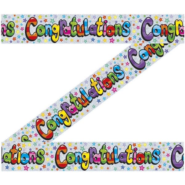 Expression Factory Stars Congratulations Banner