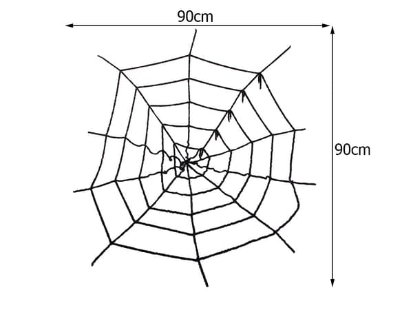 Spindelnät - Halloween Dekoration