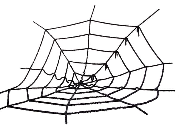 Spindelnät - Halloween Dekoration