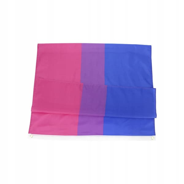 HBTQ REGNBÅGSFLAGGA STOR 90x150cm BISEXUALITET F7