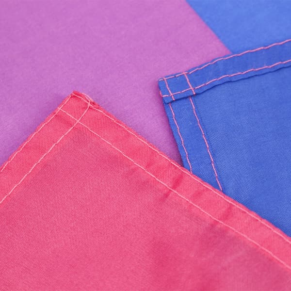 HBTQ REGNBÅGSFLAGGA STOR 90x150cm BISEXUALITET F7