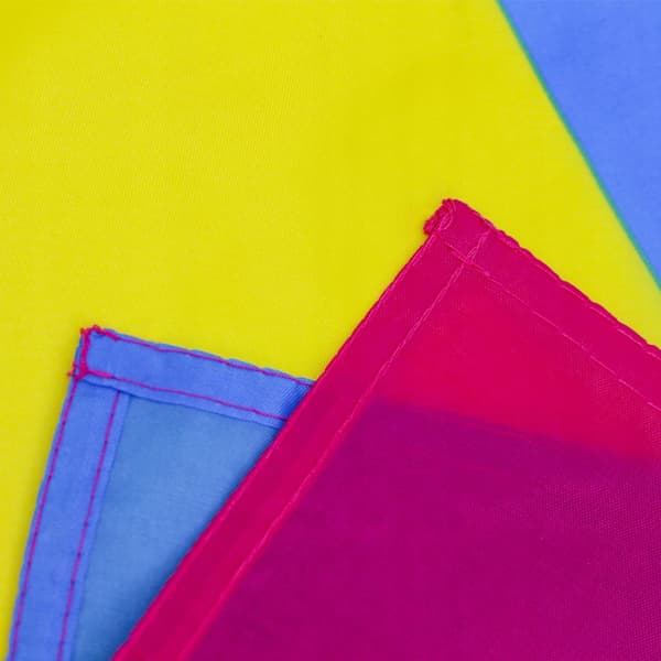 LGBT REGNBUEFLAG STOR 90x150cm PANSEKSUALITET F2