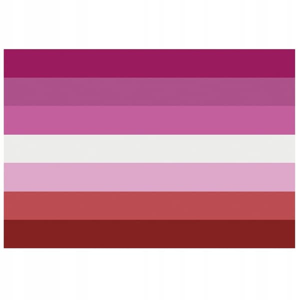 LGBT SATEENKAARI LIPPU ISO 90x150cm LESBOILLE F5