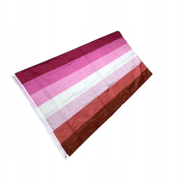 LGBT SATEENKAARI LIPPU ISO 90x150cm LESBOILLE F5