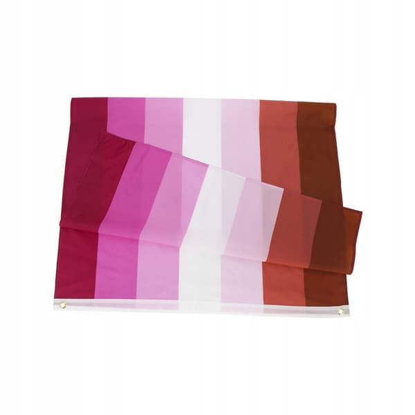 LGBT SATEENKAARI LIPPU ISO 90x150cm LESBOILLE F5