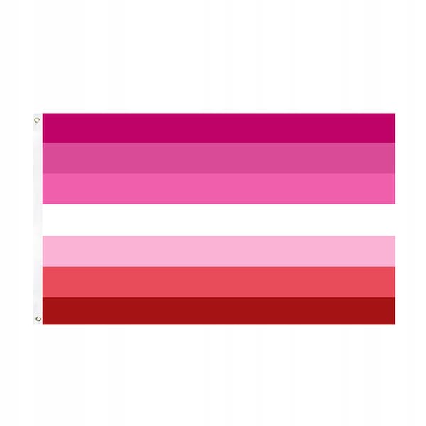 LGBT SATEENKAARI LIPPU ISO 90x150cm LESBOILLE F5