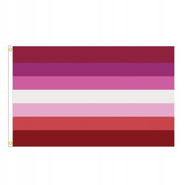 LGBT SATEENKAARI LIPPU ISO 90x150cm LESBOILLE F5