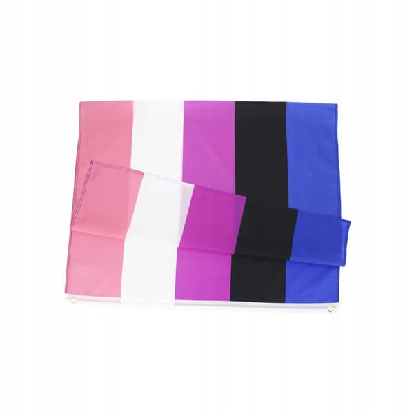 HBTQ-REGNBÅGSFLAGGA STOR 90x150cm GENDERFLUID F4