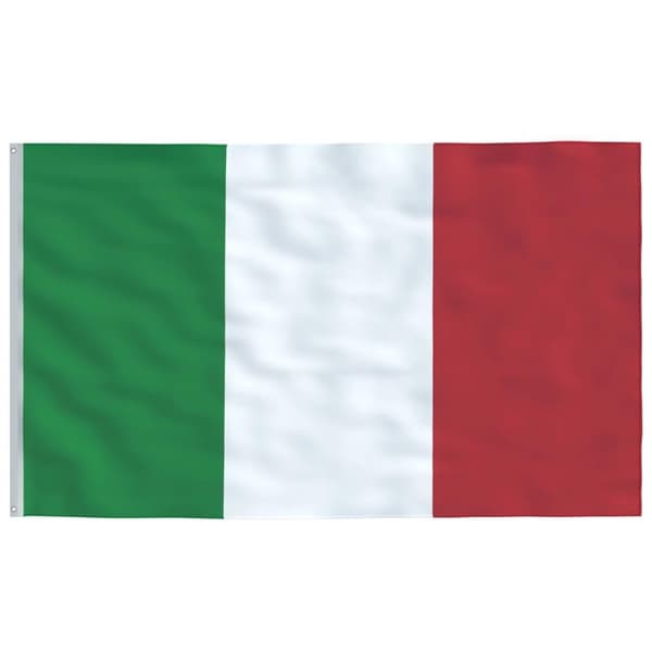 vidaXL Italiensk flagg 90x150 cm