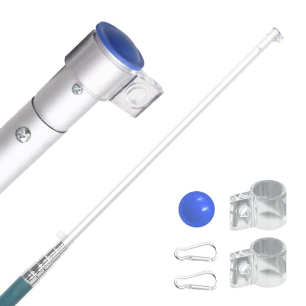 vidaXL Italian lippu ja lipputanko 5,55 m alumiini