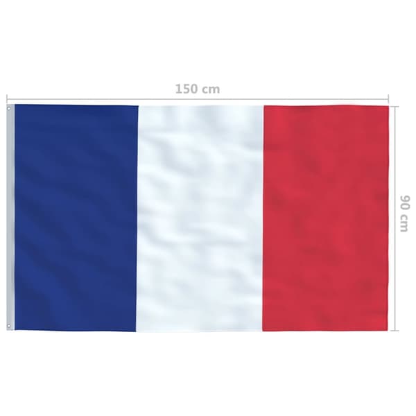 det franske flag 90x150 cm