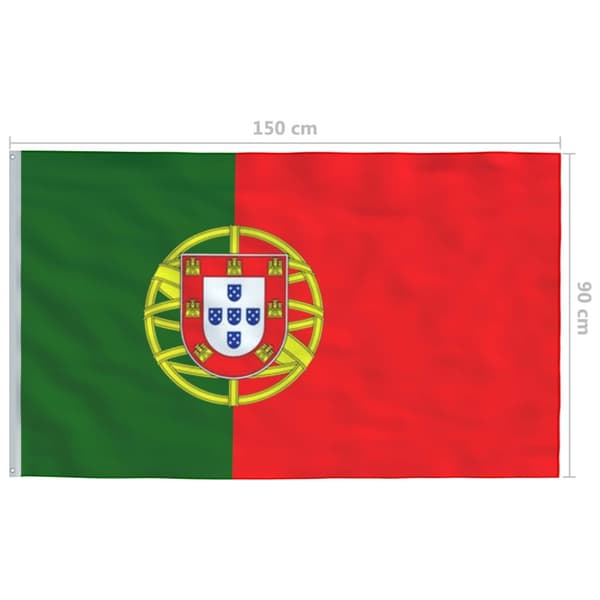 Portugals flagga 90x150 cm