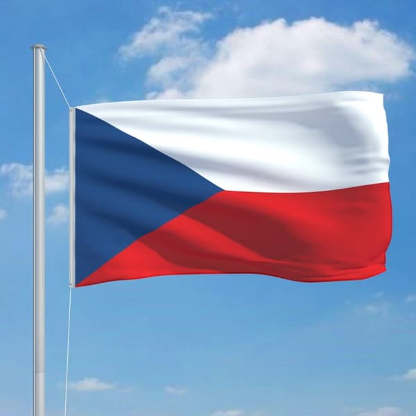 tjekkisk flag 90x150 cm