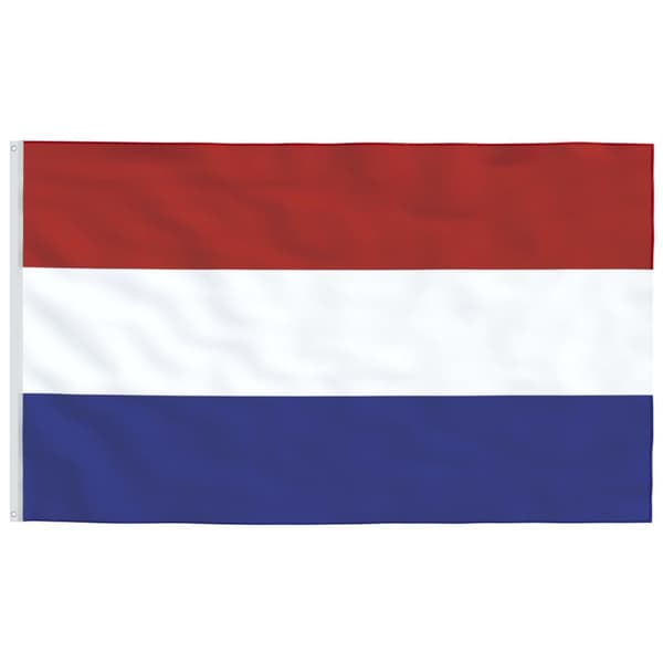 Holland flag og flagstang 6,23 m aluminium