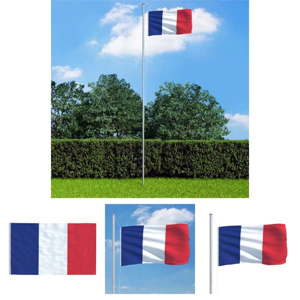The Living Store det franske flag 90x150 cm -  Flag & vimpler