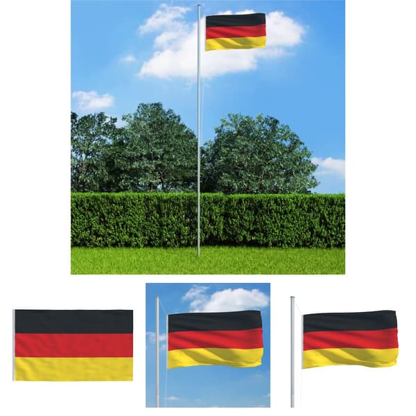 The Living Store det tyske flag 90x150 cm - Flag & vimpler