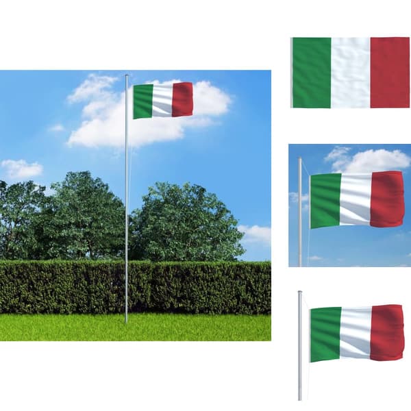 Flag & vimpler - Living italiensk flag 90x150 cm