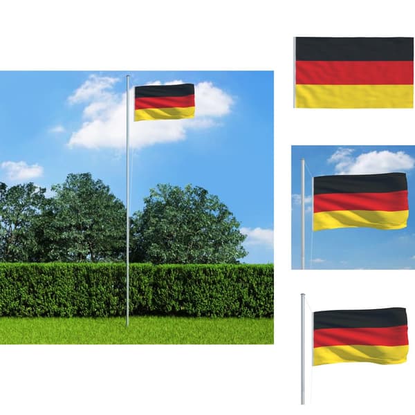 Flag & vimpler - Living det tyske flag 90x150 cm