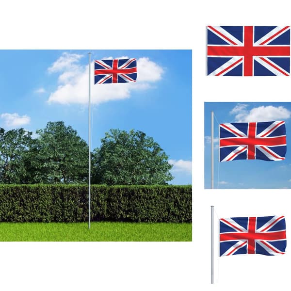 Flag & vimpler - Living britisk flag 90x150 cm