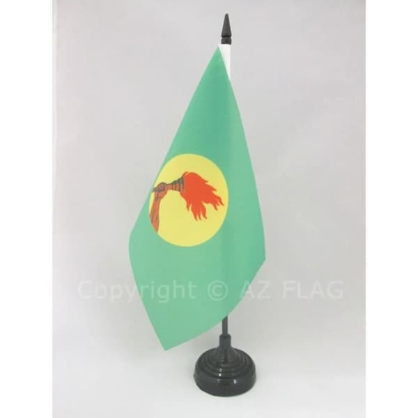 Zaire Bordsflagga 21x14cm - Zairian High Quality