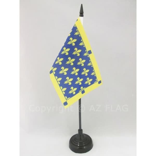 Ardèche Department bordsflagga 15x10cm - ardechoix Hög kvalitet