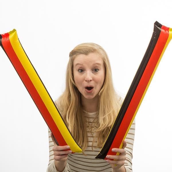 Tysklands flagga applåder