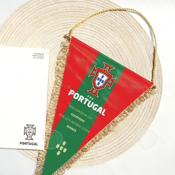 TD® Portugal Flag European Cup C Ronaldo Fans Perifera Portugal Landslag Vimpel Flagga Laglogotyp