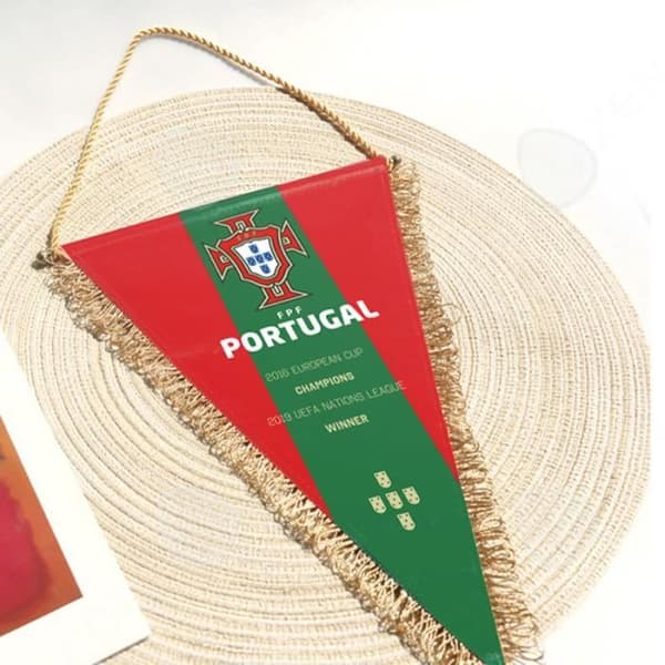 TD® Portugal Flag European Cup C Ronaldo Fans Perifera Portugal Landslag Vimpel Flagga Laglogotyp