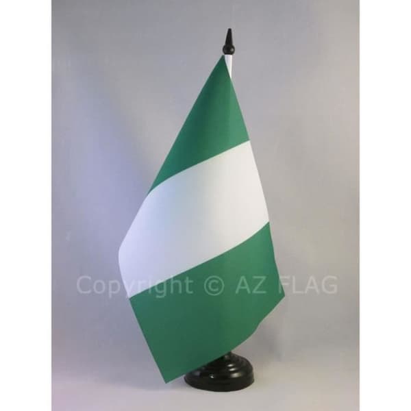 Nigeria bordsflagga 21x14cm - nigeriansk Hau ...