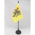Miniatyrbild 1 av 3: Bordsflagga - AZ FLAG - Flandern - 15x10cm - Polyester - Plastbas
