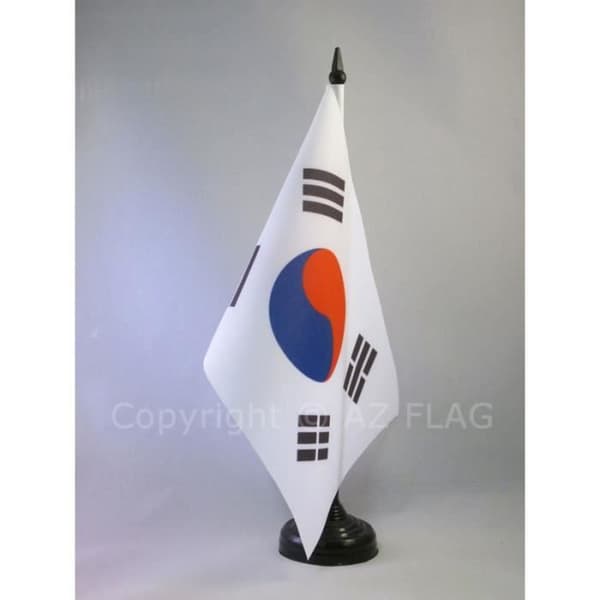 Sydkoreas bordsflagga 21x14cm - koreansk ...