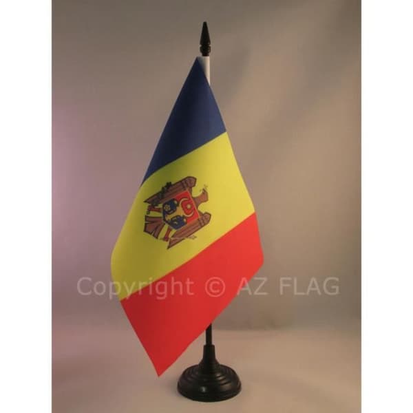 Moldaviens bordsflagga 21x14cm - Moldavisk Hau ...