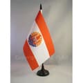 Miniatyrbild 1 av 3: Fransk Polynesien Bordsflagga 21x14cm - ...