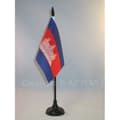 Miniatyrbild 1 av 3: Kambodja bordsflagga 15x10cm - kambodjansk ...