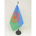 Miniatyrbild 1 av 3: Gypsy bordsflagga 21x14cm - Rom - Gypsy - Gypsy - resenär Hög kvalitet