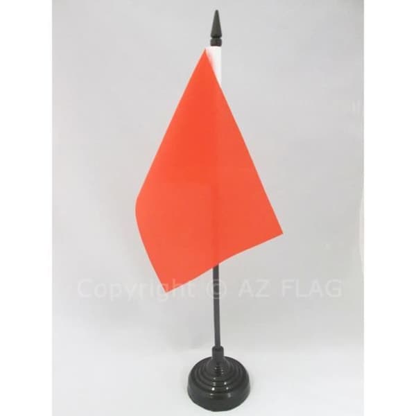Bordsflagga - A-Ö-FLAGGA - Enfärgad Röd - 15x10cm - Polyester - Inomhus