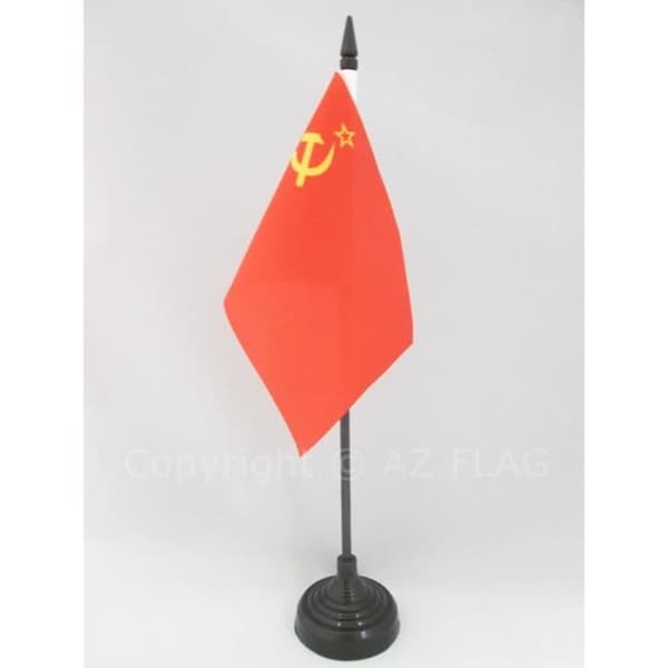 Bordsflagga - A-Ö-FLAGGA - USSR - 15x10cm - Polyester - Inomhus