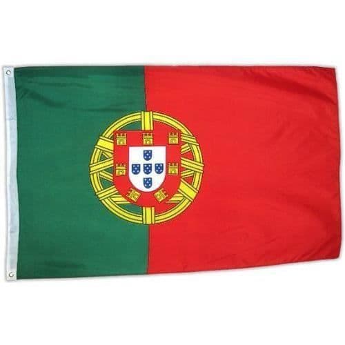 M - M 16294 - INREDNINGSREDSKAP - MM Portugal flagga/flagga, väderbeständig, flerfärgad, 150x 90x 1cm,