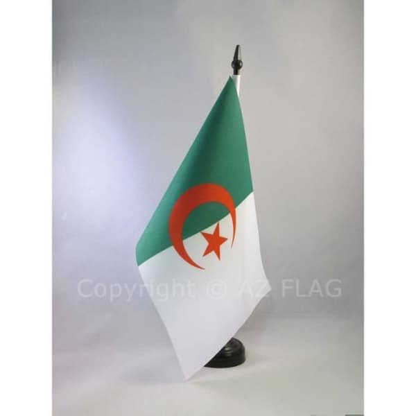 Algeriets bordsflagga 21x14cm - Algerian Hau ...