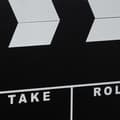 Miniatyrbild 6 av 6: Relaxdays Filmklapper Hollywood filmklapp sceninskription dekoration HxlxP: 26 x 30 x 30 cm, svart