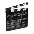 Miniatyrbild 1 av 6: Relaxdays Filmklapper Hollywood filmklapp sceninskription dekoration HxlxP: 26 x 30 x 30 cm, svart